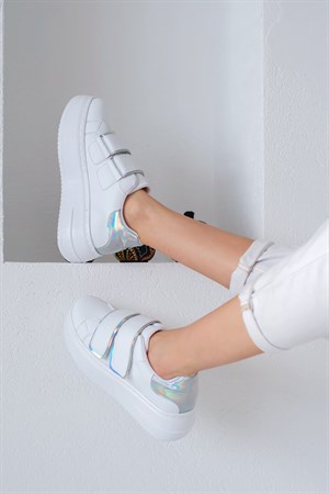 Kupava Cırt Beyaz Kadın Sneaker